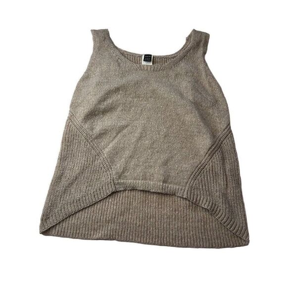 Shein Tan Sweater Knit Tank Top Size XL - Picture 1 of 5